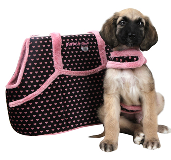 犬のキャリーバッグ ELFISH CARRIER ピンク PINKAHOLIC ピンカホリック モデル犬