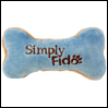 犬のおもちゃ オーガニック・ボーン プチ ブルー オーガニックコットン Simply Fido シンプリーファイド