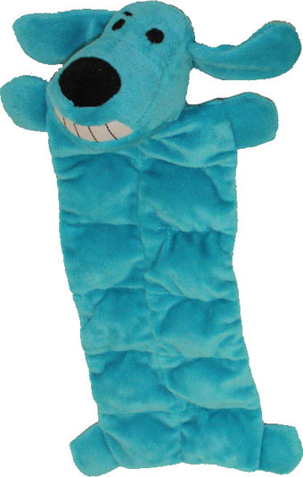 犬のおもちゃ フラットルーファー ブルー Loofa Dog MULTIPET マルチペット