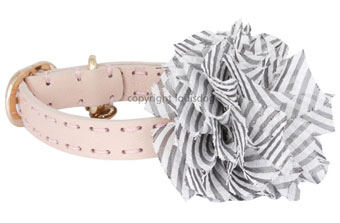 ̎ CXhbO Louis Dog flair collar corsage Pink