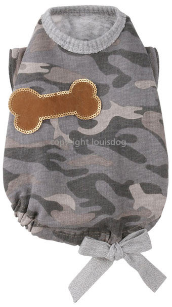 ̕ CXhbO Snuggle Tee Camo{camel bone LouisDog