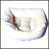 オーガニックコットン 犬 猫のベッド シール織りウィンドペン柄 プレミアム スクエア型 appydog