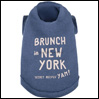 ̕ CXhbO Brunch in New York Blue LouisDog