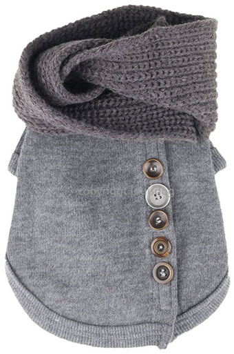 ̕ CXhbO Cardigan n Warmer Grey Louisdog