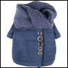 ̕ CXhbO Cardigan n Warmer Blue Louisdog