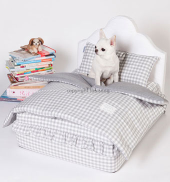  L̃xbh CXhbO Egyptian Cotton Bed Grey Louisdog