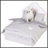  L̃xbh CXhbO Egyptian Cotton Bed Grey Louisdog