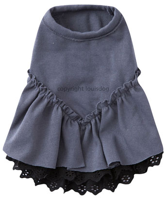 ̕ CXhbO Victoria Dress Smoky Grey LouisDog