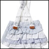 ̕ CXhbO Zizzy Skirt White Frills LouisDog