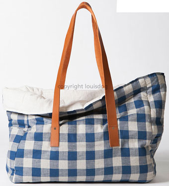 ̃L[obO CXhbO Viva Bag Linen CfBS`FbN LouisDog