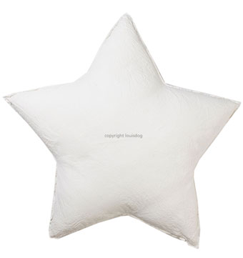  L̃xbh CXhbO Linen Star Cushion zCg Louisdog