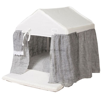  L̃xbh CXhbO Peekaboo Linen Cabana Louisdog