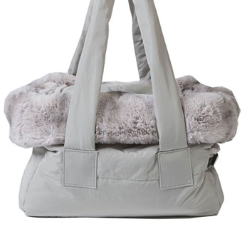 ̃L[obO CXhbO Viva Bag Fur Grey LouisDog