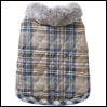 ̕ CXhbO Egyptian Cotton Jacket BeigeBlue Plaid Louisdog