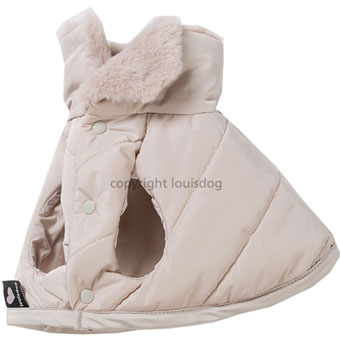 ̕ CXhbO Padded Cape Pink Beige Louisdog