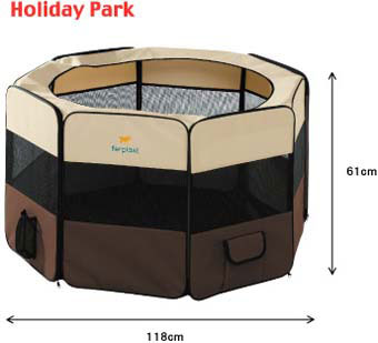 持ち運び可能サークル ホリデイパーク ferplast ファープラスト - ケージ