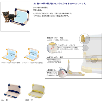 L型シーツトレー 詳細 犬用トイレ リッチェル